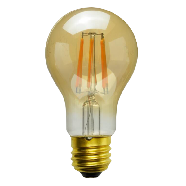 A19/E26/LED/22K/FIL/AMBER ATLAS SELECTS