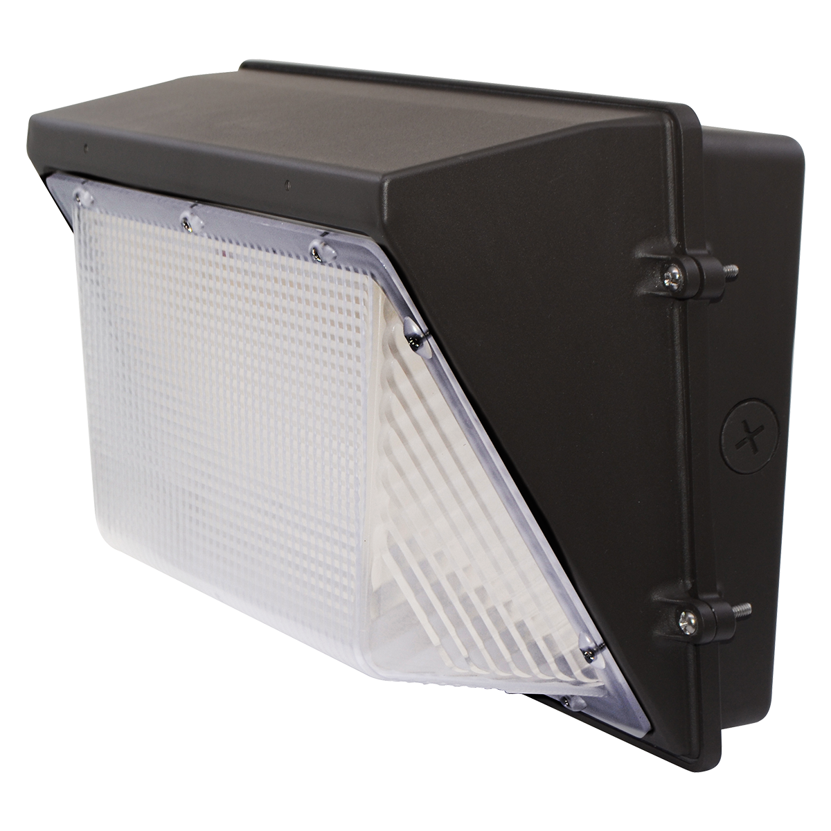 Wallpack Standard Powerset 44/40/28/15W 70CRI 50/40/3000K 120-347V DIM Photocell Bronze WPS/PS44/7FCCT/HD/PC/BZ EIKO