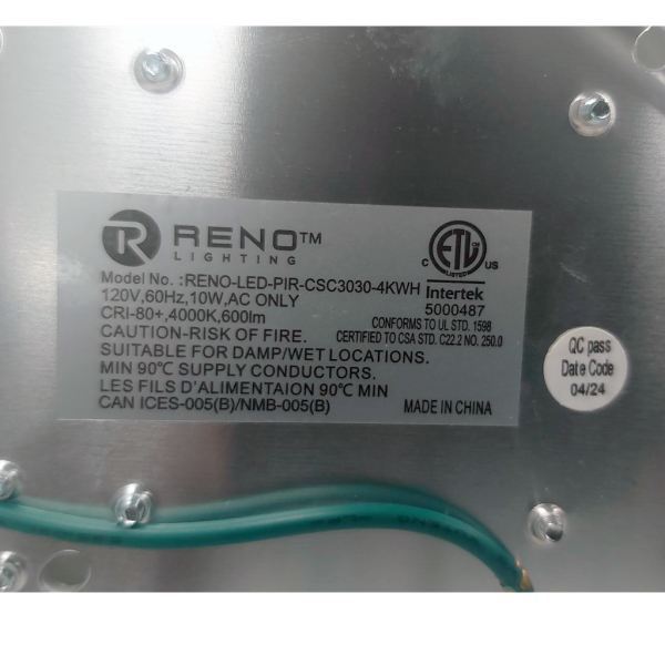 RENO-PIR-CSC3030-4KWH