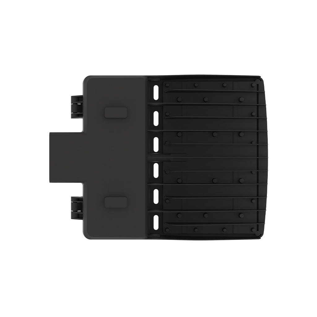 LED SHOEBOX | Selectable WATTAGE 100/120/135/150W | MULTI CCT 3000/4000/5000K | Up to 170lm/W | 120-347V | BLACK FINISH. RENO-SB-150W-MW-DV-MCCT-G2-R2