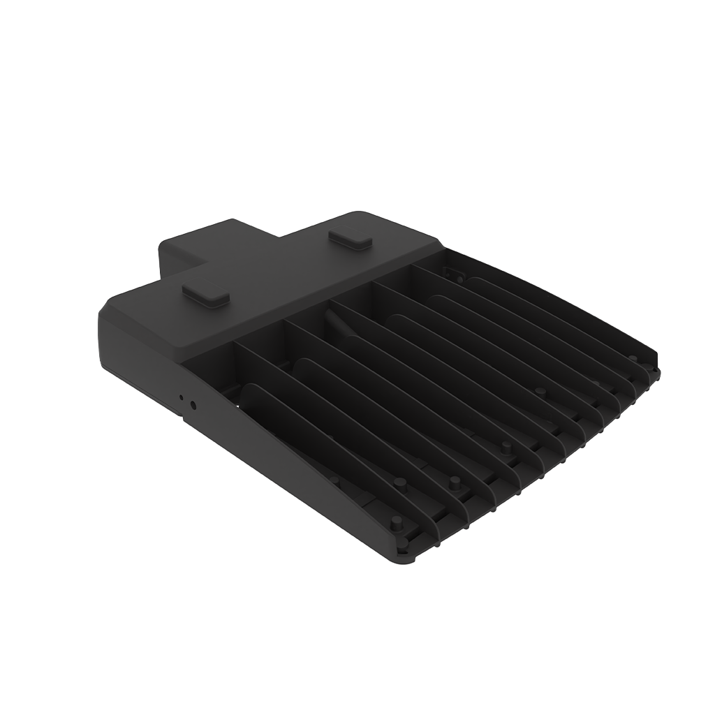 LED SHOEBOX | Selectable WATTAGE 100/120/135/150W | MULTI CCT 3000/4000/5000K | Up to 170lm/W | 120-347V | BLACK FINISH. RENO-SB-150W-MW-DV-MCCT-G2-R2