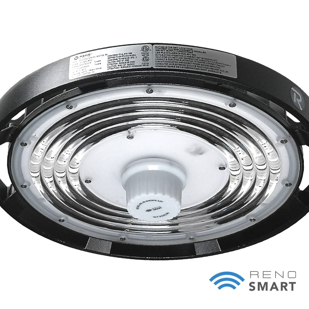 LED UFO HIGHBAY Selectable Wattage -120/150/200/250W| Up to 170 lm/W | Multi-CCT - 30/40/50K | 10FT Cord RENO-HBU-250W-DV-MCCT--G2-R3