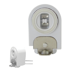 SOCKETS AND ACCESSORIES / ACCESS. SOCKET / FLUORESCENT SOCKETS / R17D T12 HO VERT STAT END 9" LEADS STANDARD